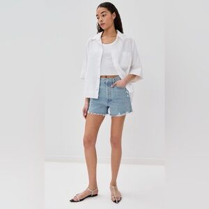 AGOLDE Dee Vintage High Rise Jean Shorts
